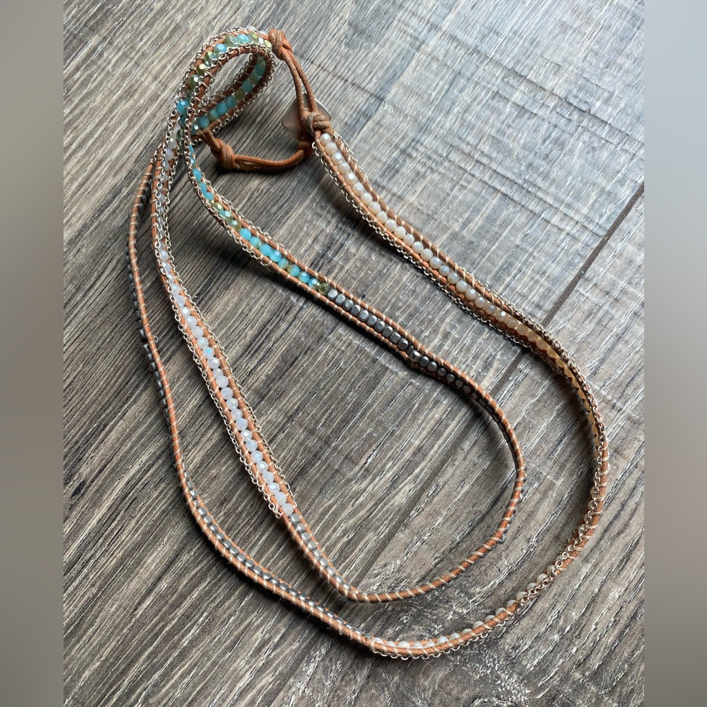 Nakamol Beaded Necklace With Multi Color Beads 16$